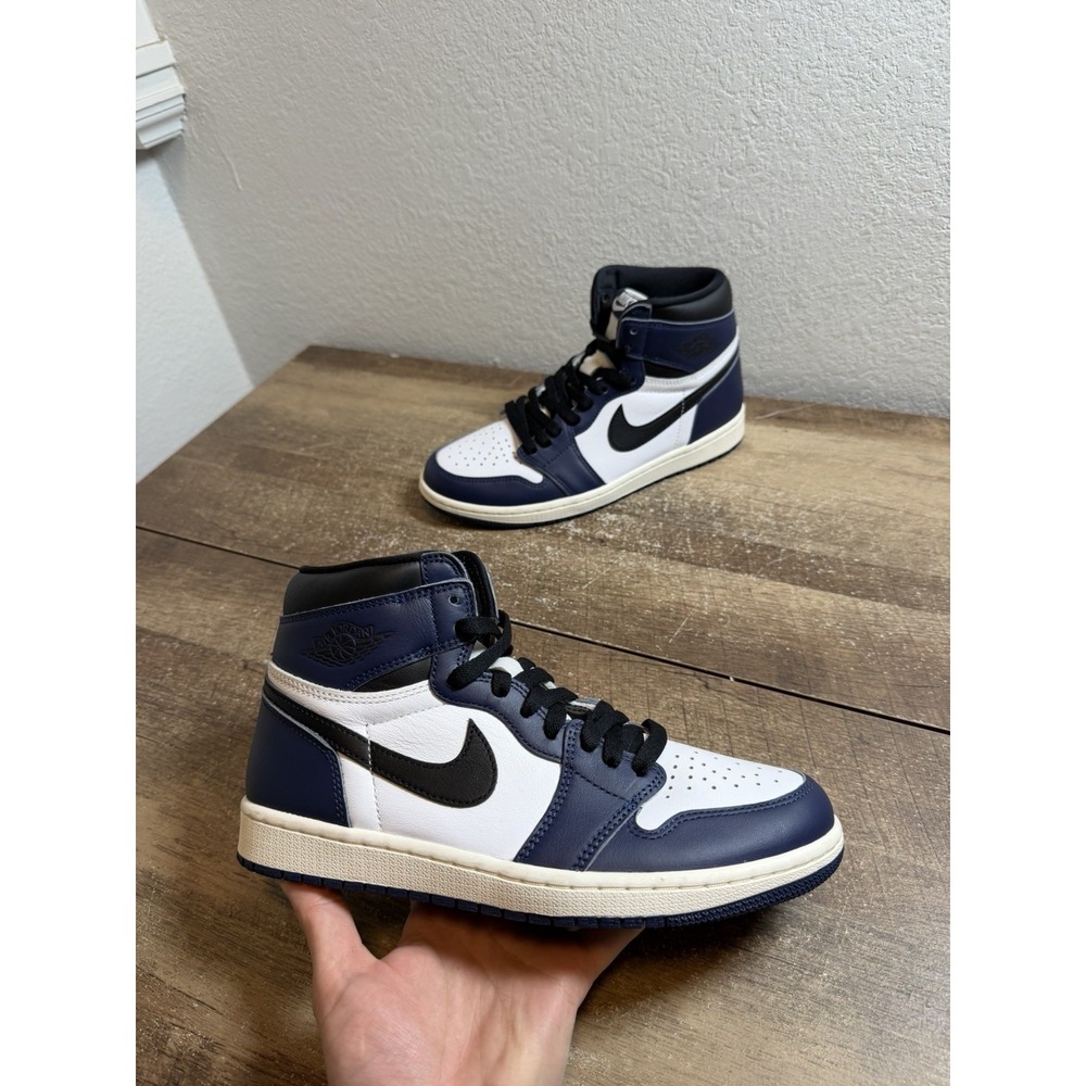 Nike Air Jordan 1 Retro High OG‎ Midnight Navy Black White DZ5485-401 Size 8